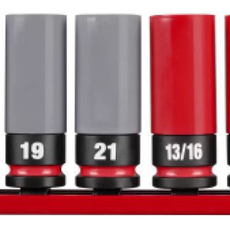 Milwaukee 49-66-7831 5pc Impact Duty 1/2" Drive SAE & Metric Lug Nut Wheel Socket Set